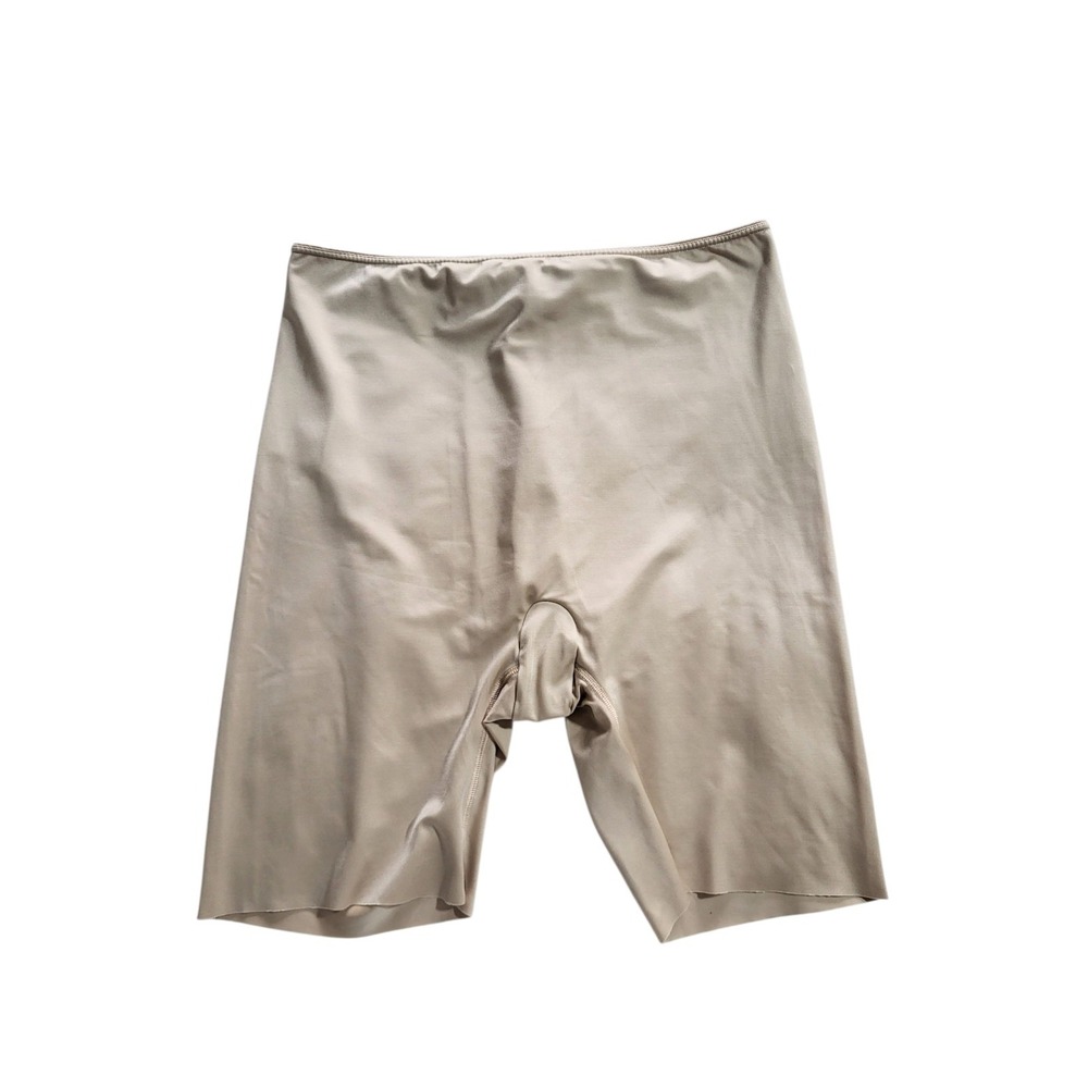 Spanx Simplicity Shapewear Shorts Shaping Mid Thigh XL‎ Womens Beige Nude